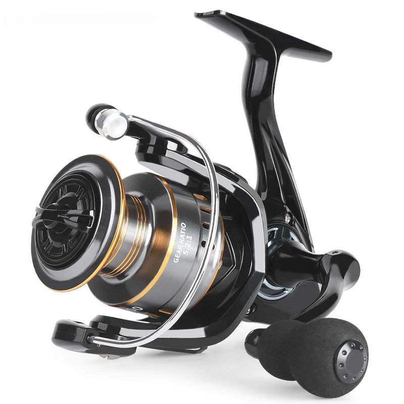 Carretel de Pesca Giratório GLS EK Profissional Ultraleve de 100 a 700 RPM
